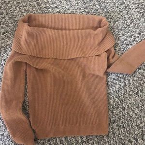 Off the shoulder sweater